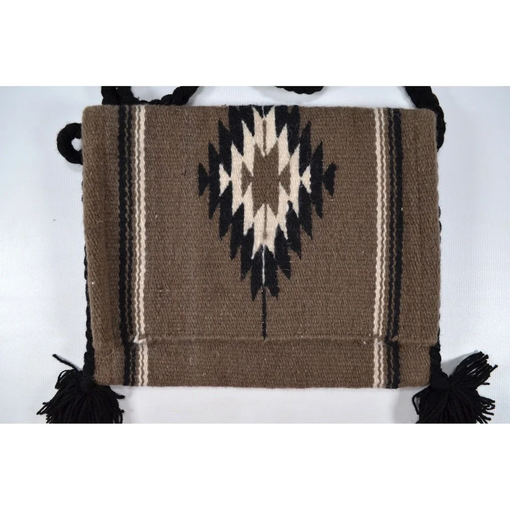 Wool Saddle Blanket Tote Bag Purse Southwest Western‎ Aztec 14